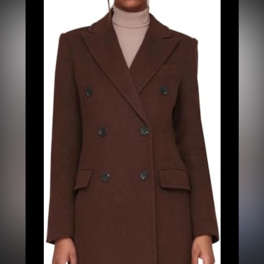 NWT Avec Les Filles Double Breasted Coat - Picture 3 of 7